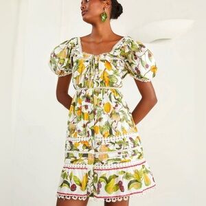 NWT Farm Rio Fruit Orchard Mini Dress
